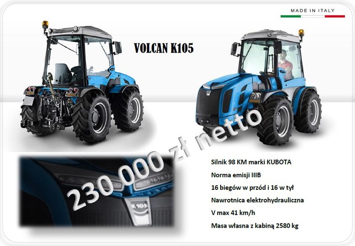 BCS VOLCAN K105