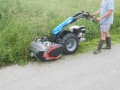 Ciągnik jednoosiowy BCS 740 z silnikiem Honda GX390,  kołami 6.50/80 - 12 oraz kosiarką bijakową BCS RollerBlade