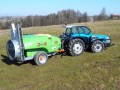 Ciągnik BCS VOLCAN SDT EP Dualsteer z opryskiwaczem sadowniczym Agrimaster